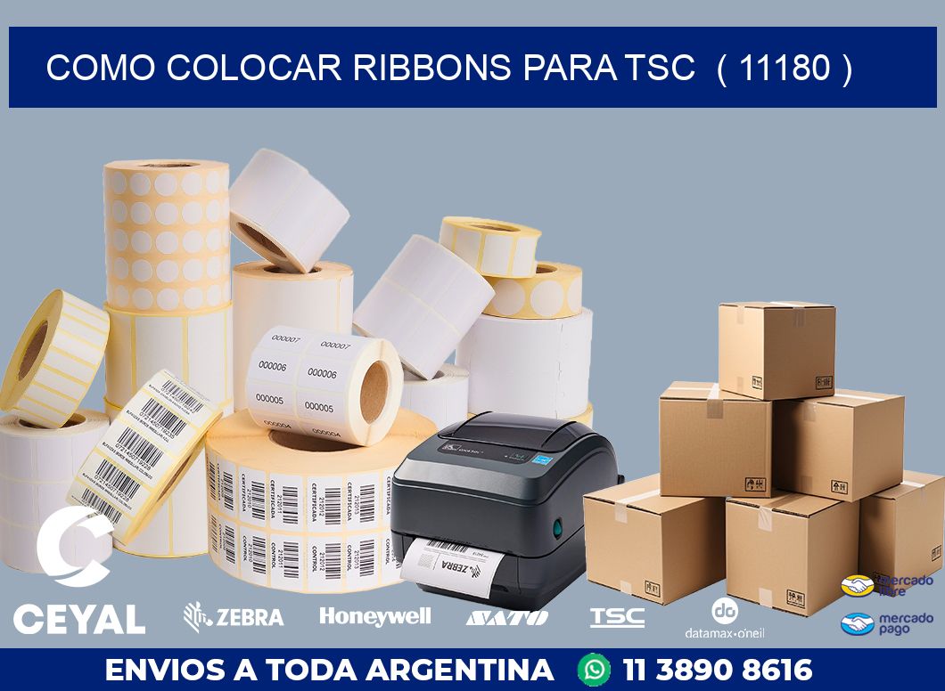 COMO COLOCAR RIBBONS PARA TSC  ( 11180 )