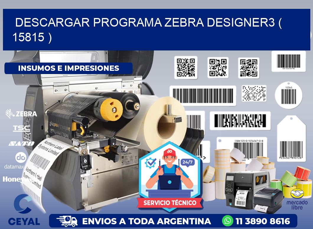 DESCARGAR PROGRAMA ZEBRA DESIGNER3 ( 15815 )