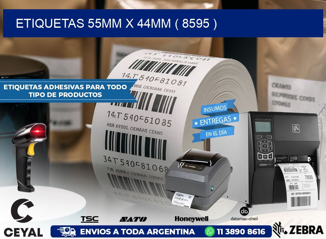 ETIQUETAS 55MM X 44MM ( 8595 )