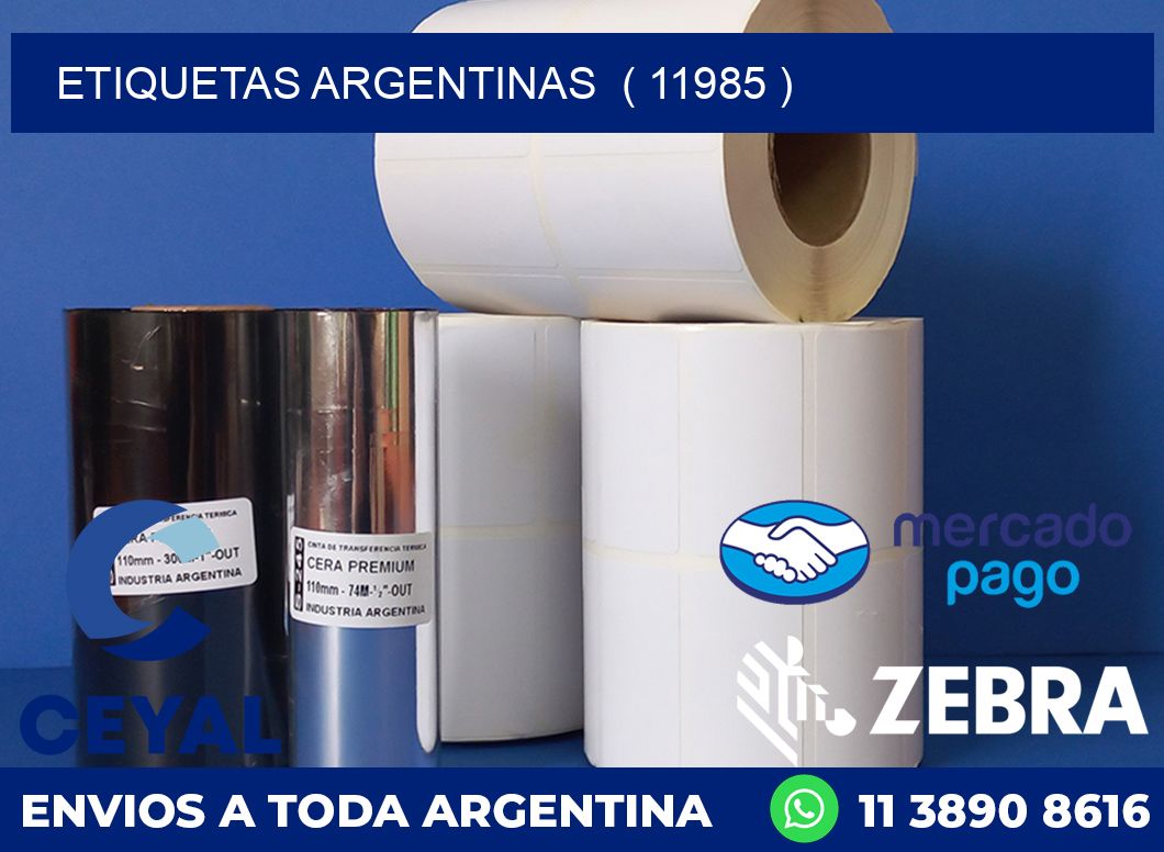 ETIQUETAS ARGENTINAS  ( 11985 )