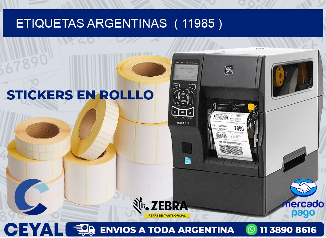 ETIQUETAS ARGENTINAS  ( 11985 )