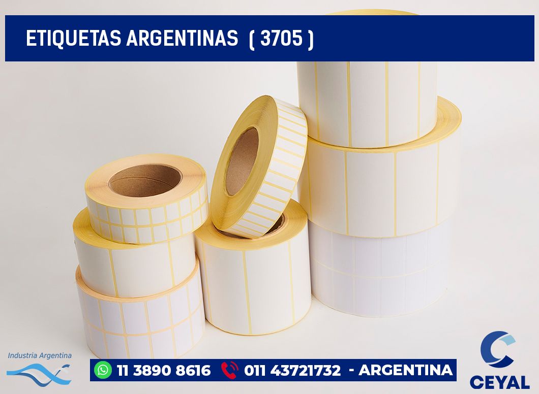 ETIQUETAS ARGENTINAS  ( 3705 )