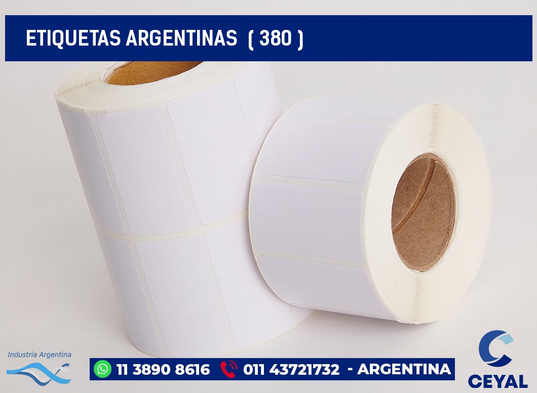 ETIQUETAS ARGENTINAS  ( 380 )