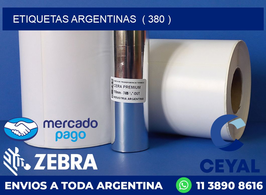 ETIQUETAS ARGENTINAS  ( 380 )