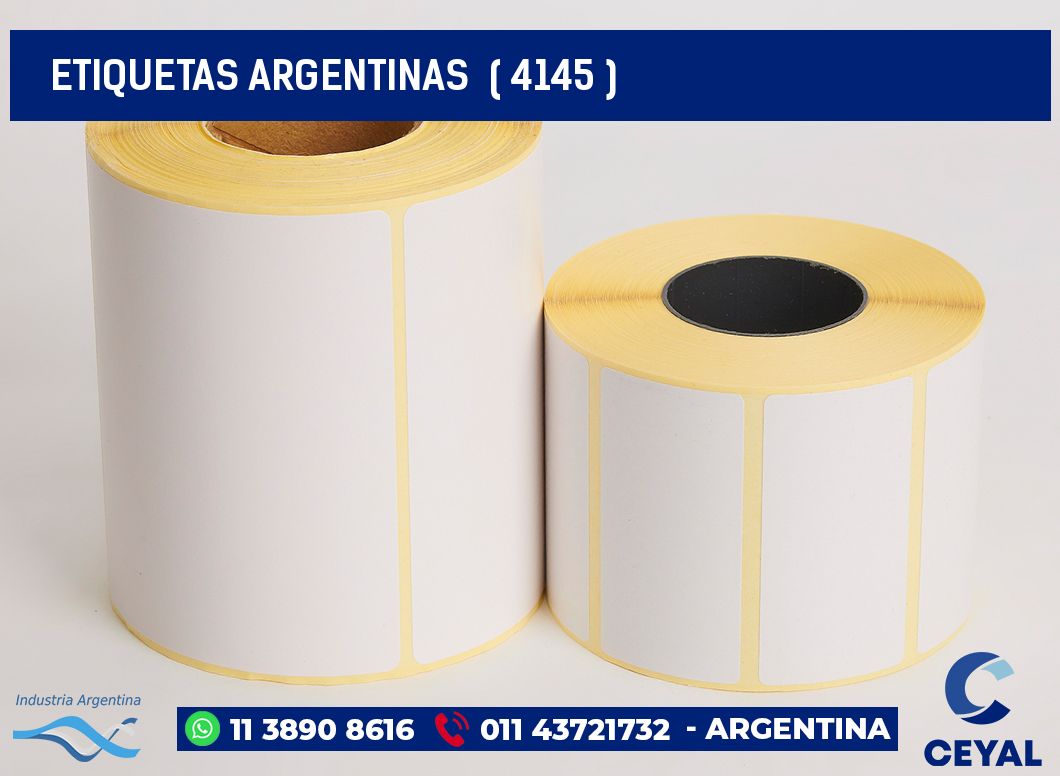 ETIQUETAS ARGENTINAS  ( 4145 )