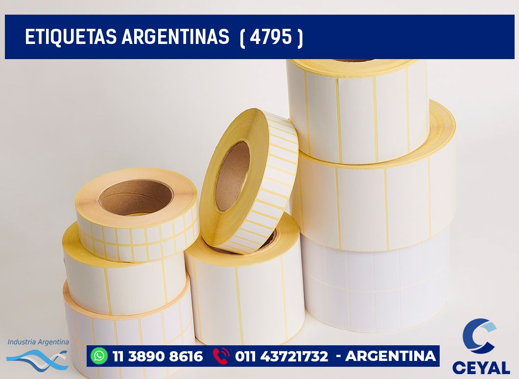 ETIQUETAS ARGENTINAS  ( 4795 )