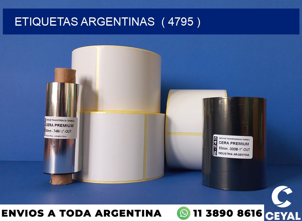 ETIQUETAS ARGENTINAS  ( 4795 )