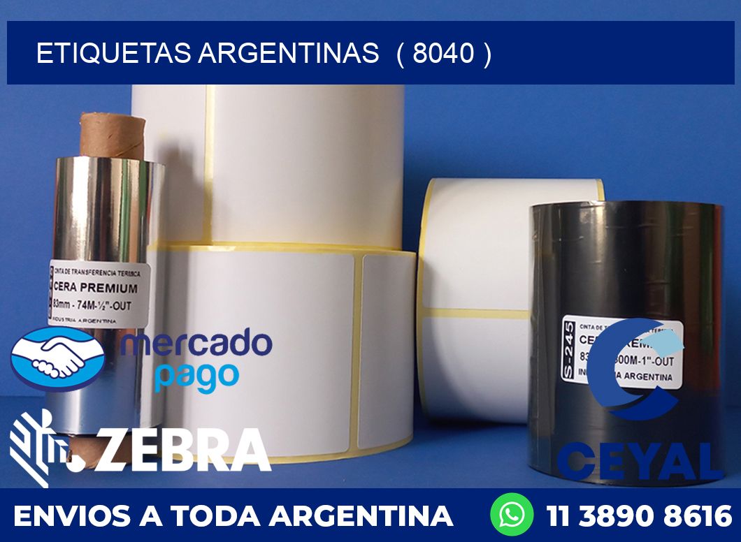 ETIQUETAS ARGENTINAS  ( 8040 )