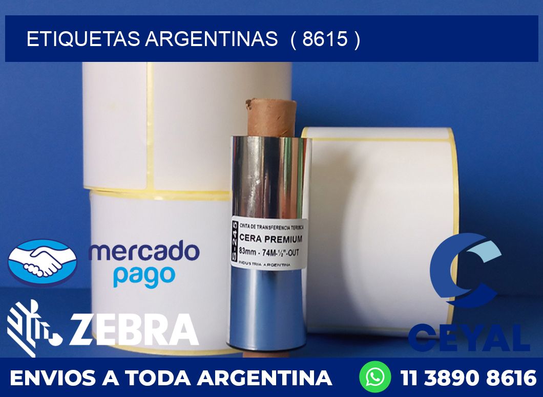 ETIQUETAS ARGENTINAS  ( 8615 )