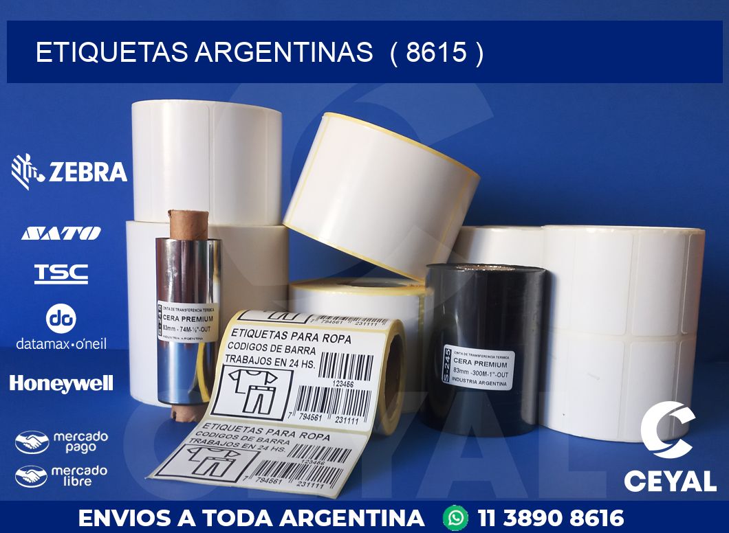 ETIQUETAS ARGENTINAS  ( 8615 )