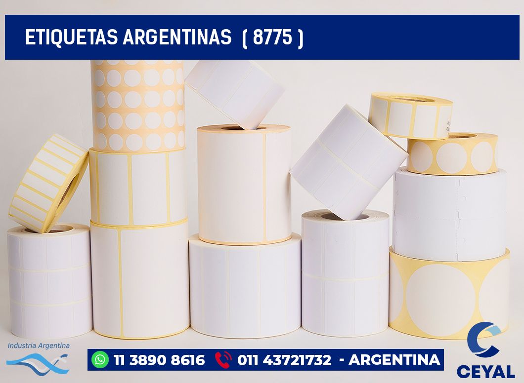 ETIQUETAS ARGENTINAS  ( 8775 )