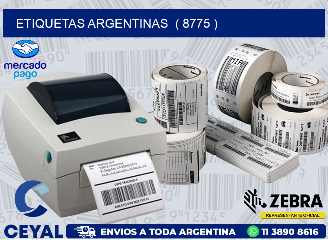 ETIQUETAS ARGENTINAS  ( 8775 )