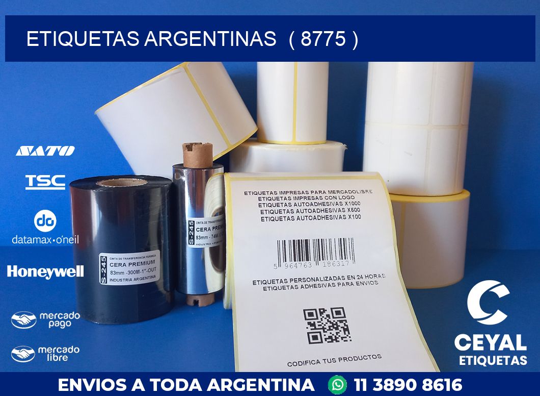 ETIQUETAS ARGENTINAS  ( 8775 )