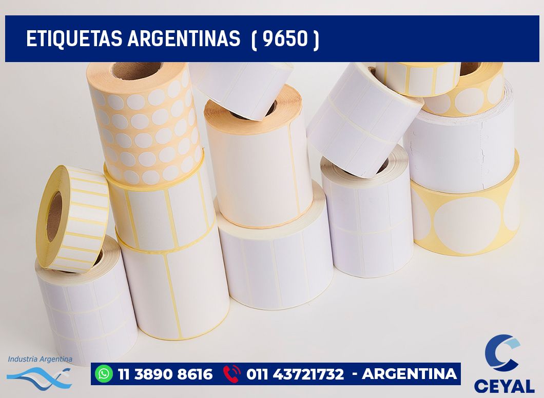 ETIQUETAS ARGENTINAS  ( 9650 )