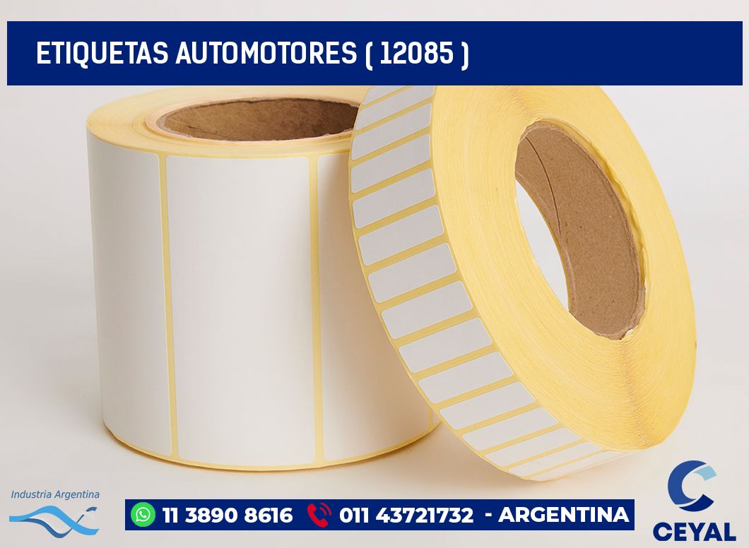 ETIQUETAS AUTOMOTORES ( 12085 )