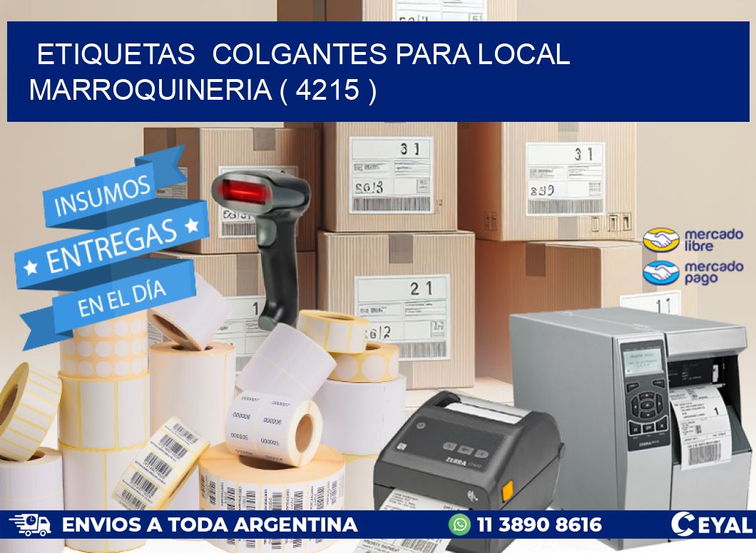 ETIQUETAS  COLGANTES PARA LOCAL MARROQUINERIA ( 4215 )