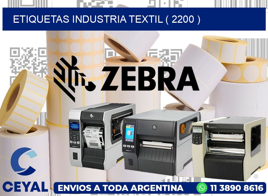 ETIQUETAS INDUSTRIA TEXTIL ( 2200 )