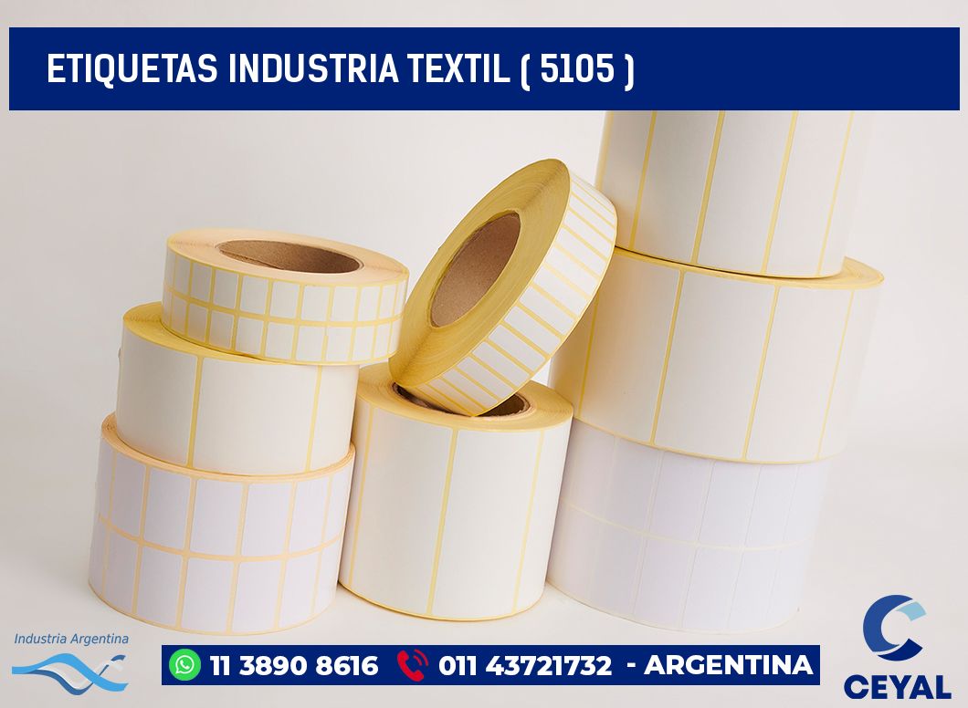 ETIQUETAS INDUSTRIA TEXTIL ( 5105 )