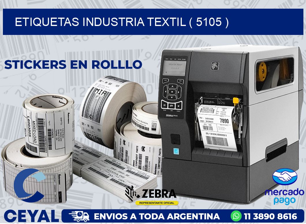 ETIQUETAS INDUSTRIA TEXTIL ( 5105 )