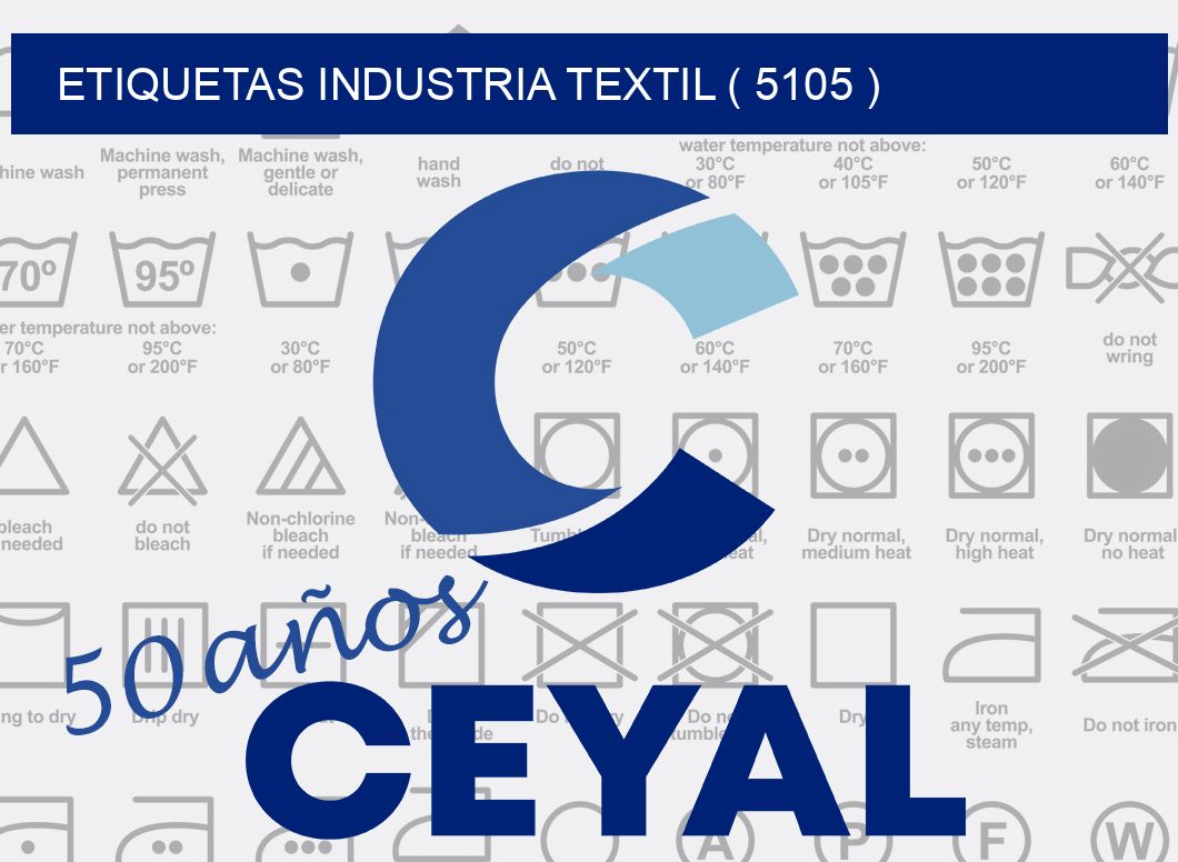 ETIQUETAS INDUSTRIA TEXTIL ( 5105 )