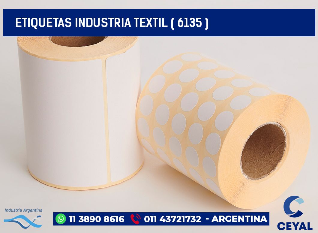 ETIQUETAS INDUSTRIA TEXTIL ( 6135 )