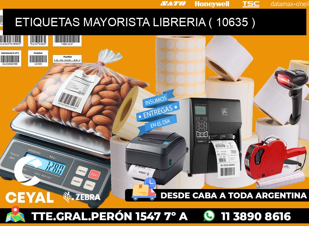 ETIQUETAS MAYORISTA LIBRERIA ( 10635 )