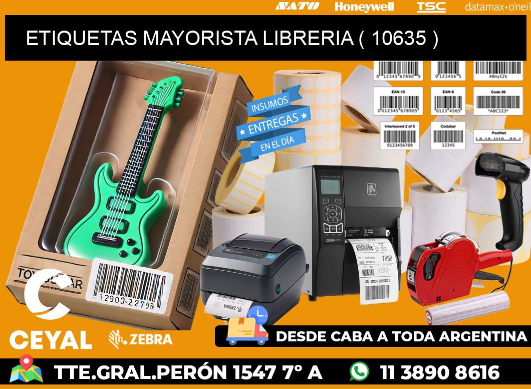 ETIQUETAS MAYORISTA LIBRERIA ( 10635 )