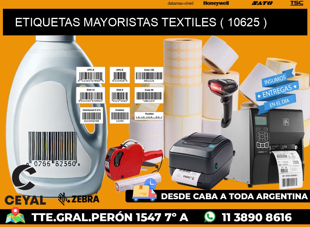 ETIQUETAS MAYORISTAS TEXTILES ( 10625 )