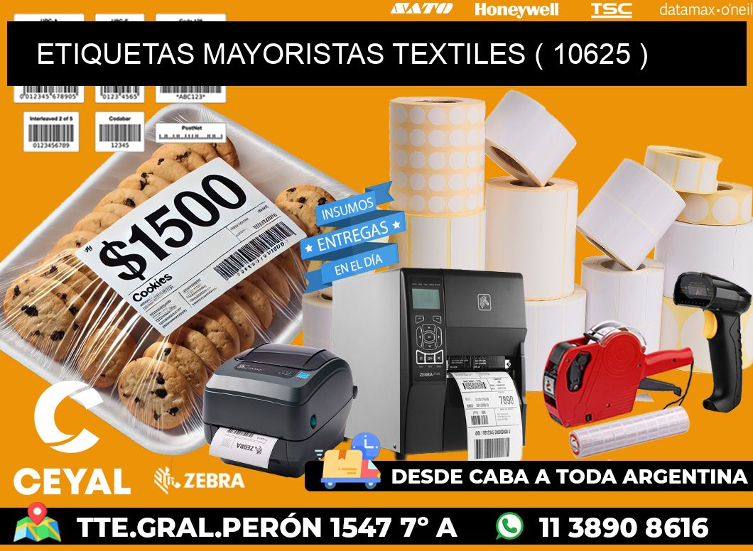 ETIQUETAS MAYORISTAS TEXTILES ( 10625 )