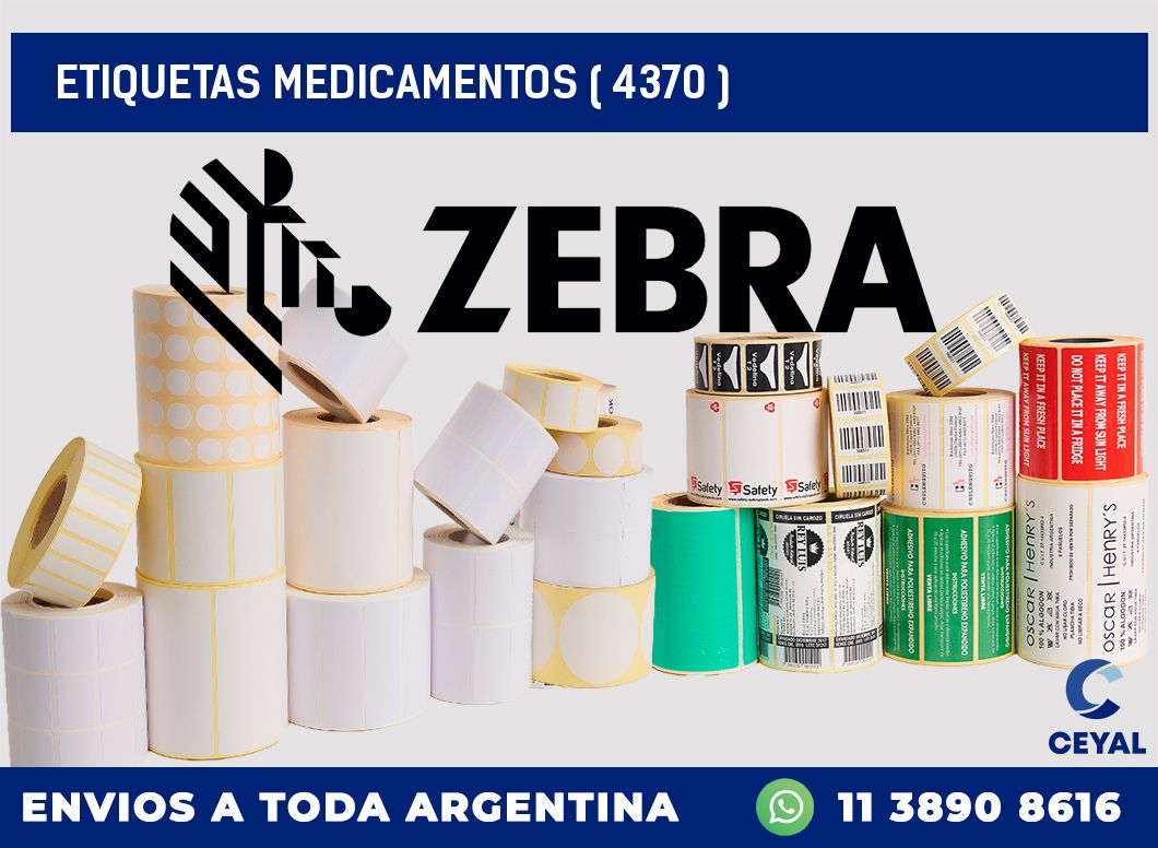 ETIQUETAS MEDICAMENTOS ( 4370 )