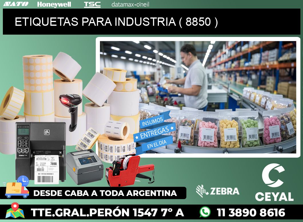 ETIQUETAS PARA INDUSTRIA ( 8850 )