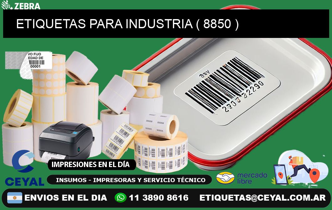 ETIQUETAS PARA INDUSTRIA ( 8850 )