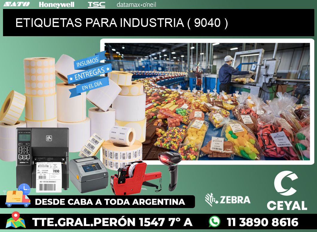 ETIQUETAS PARA INDUSTRIA ( 9040 )