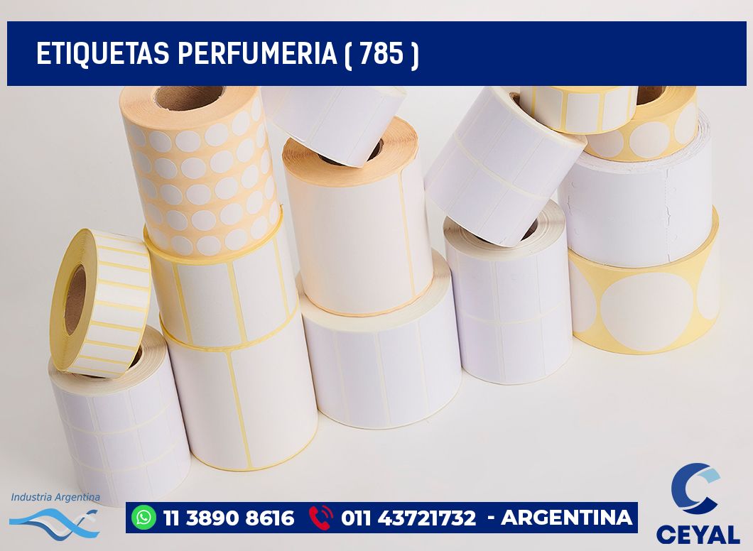 ETIQUETAS PERFUMERIA ( 785 )