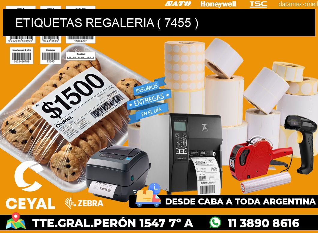 ETIQUETAS REGALERIA ( 7455 )