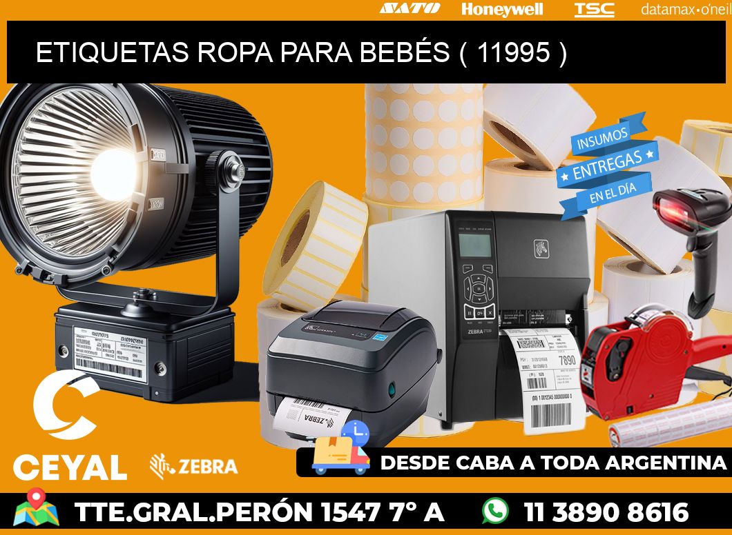 ETIQUETAS ROPA PARA BEBÉS ( 11995 )