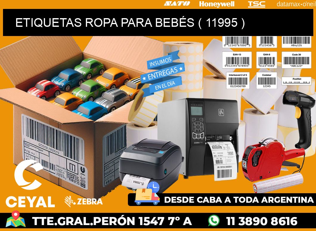 ETIQUETAS ROPA PARA BEBÉS ( 11995 )