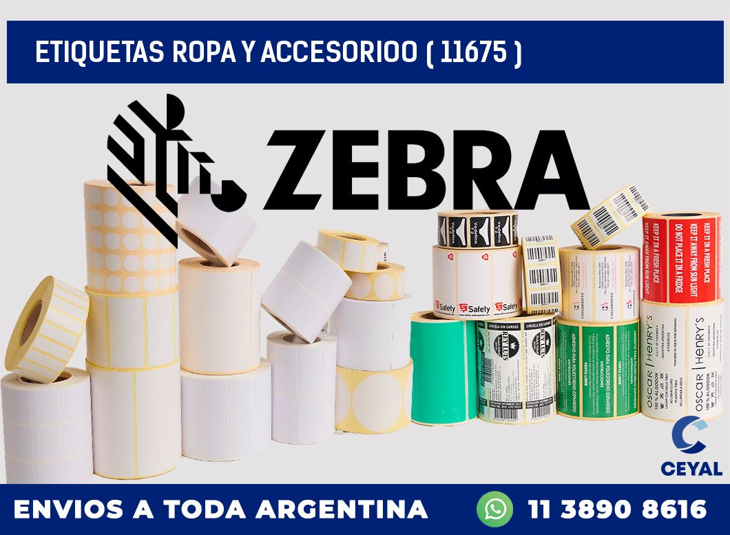 ETIQUETAS ROPA Y ACCESORIOO ( 11675 )