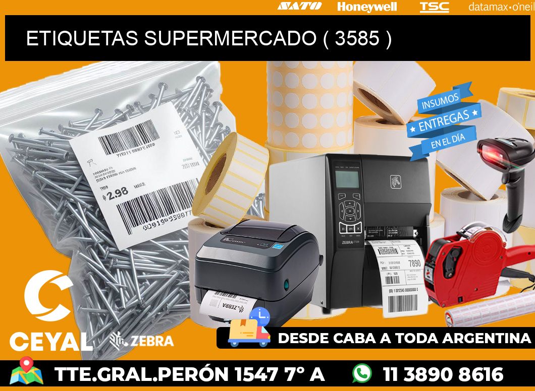 ETIQUETAS SUPERMERCADO ( 3585 )