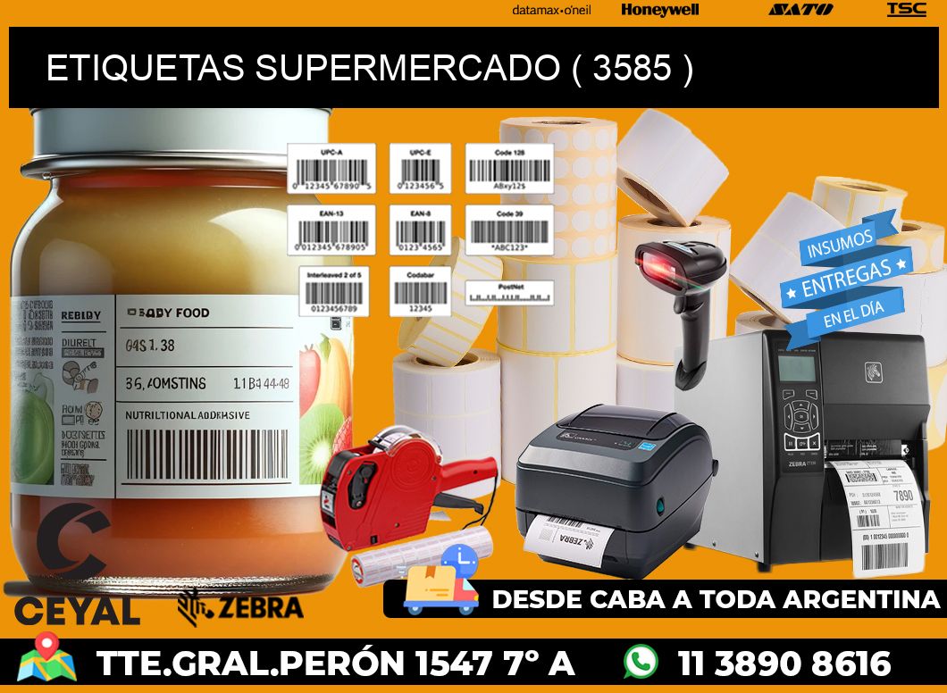 ETIQUETAS SUPERMERCADO ( 3585 )