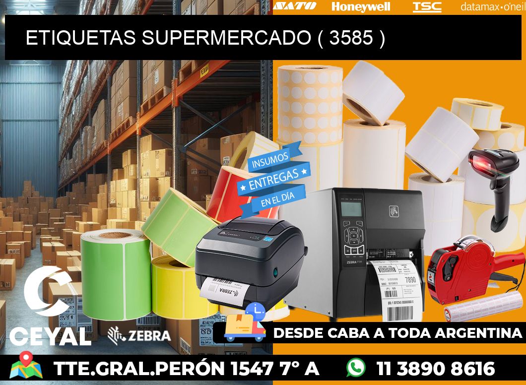 ETIQUETAS SUPERMERCADO ( 3585 )