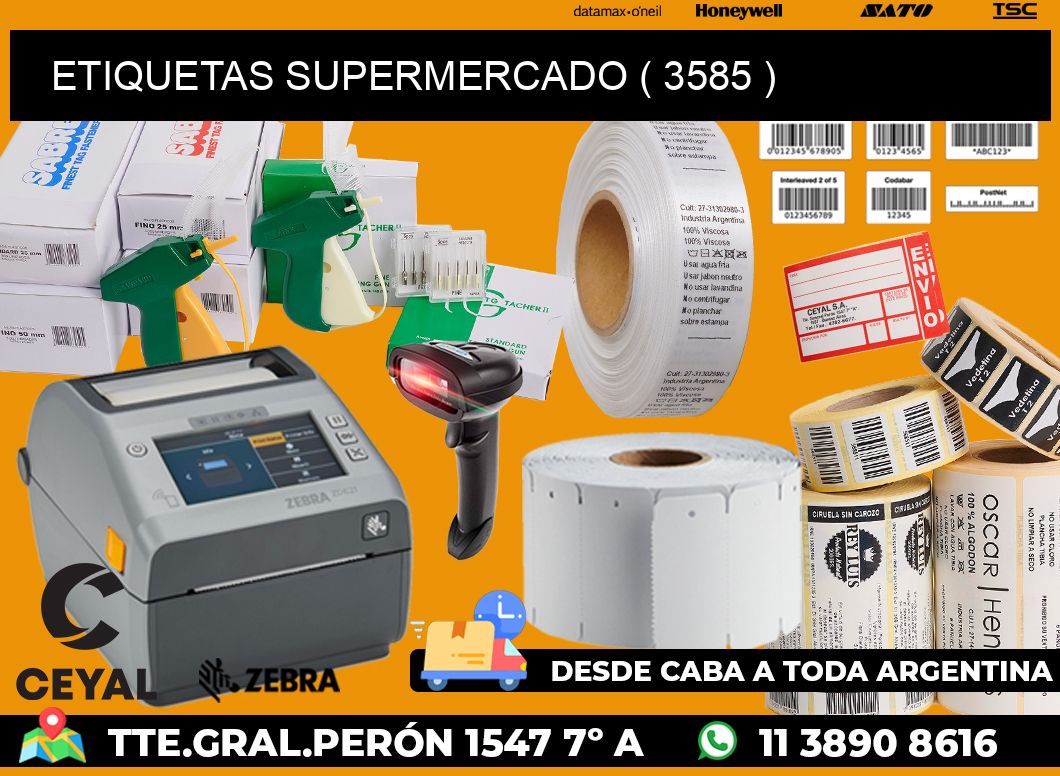 ETIQUETAS SUPERMERCADO ( 3585 )