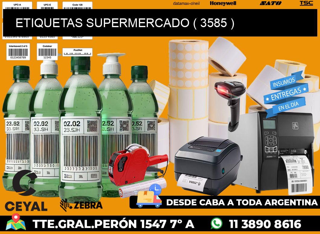 ETIQUETAS SUPERMERCADO ( 3585 )