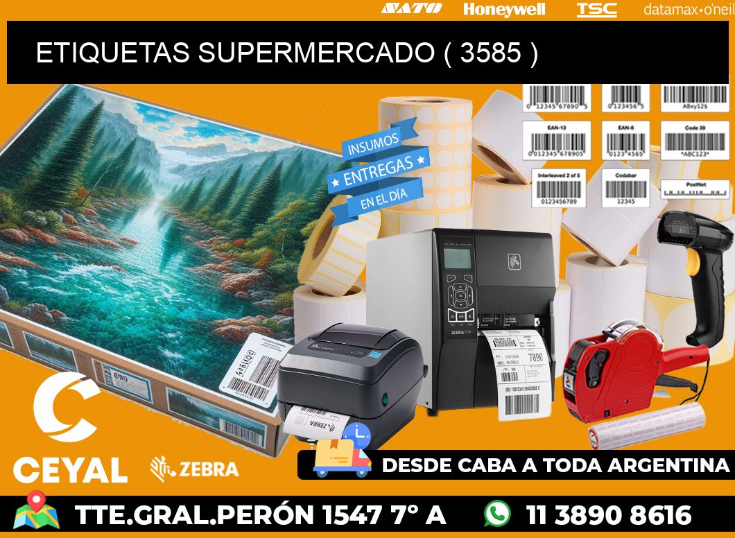 ETIQUETAS SUPERMERCADO ( 3585 )