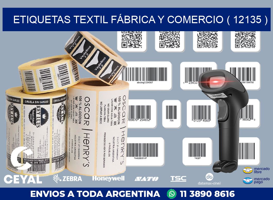 ETIQUETAS TEXTIL FÁBRICA Y COMERCIO ( 12135 )