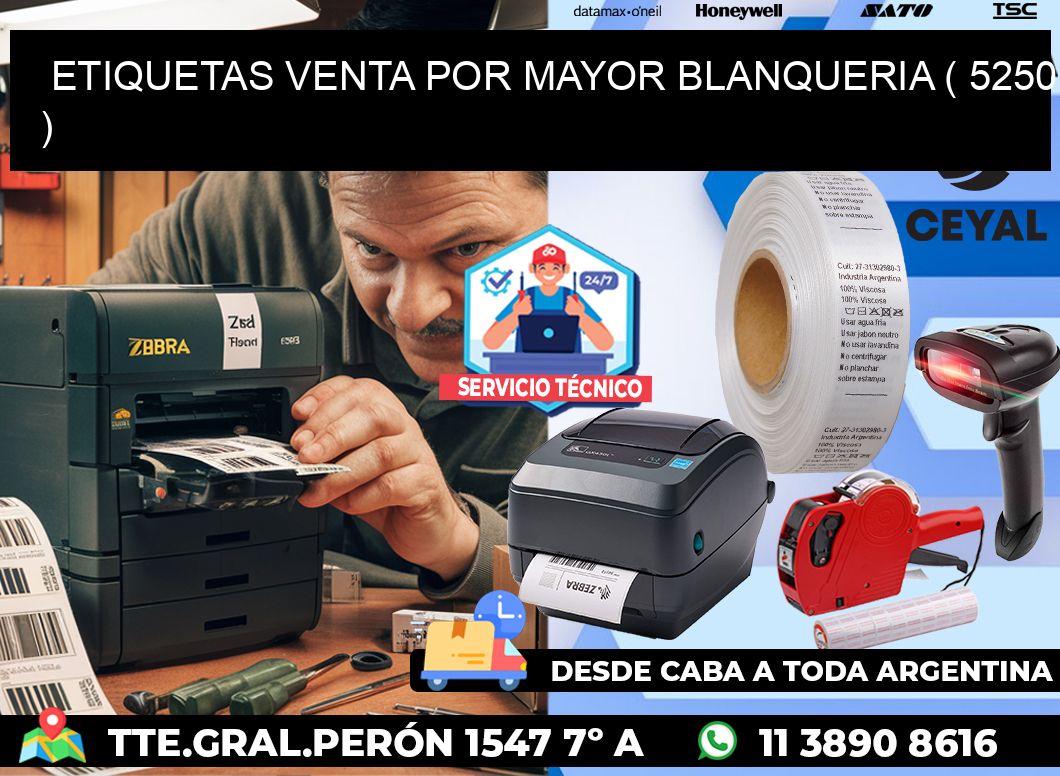 ETIQUETAS VENTA POR MAYOR BLANQUERIA ( 5250 )