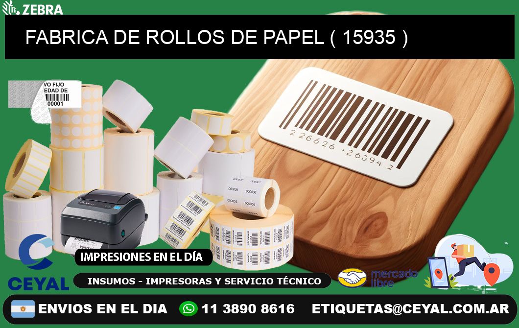 FABRICA DE ROLLOS DE PAPEL ( 15935 )