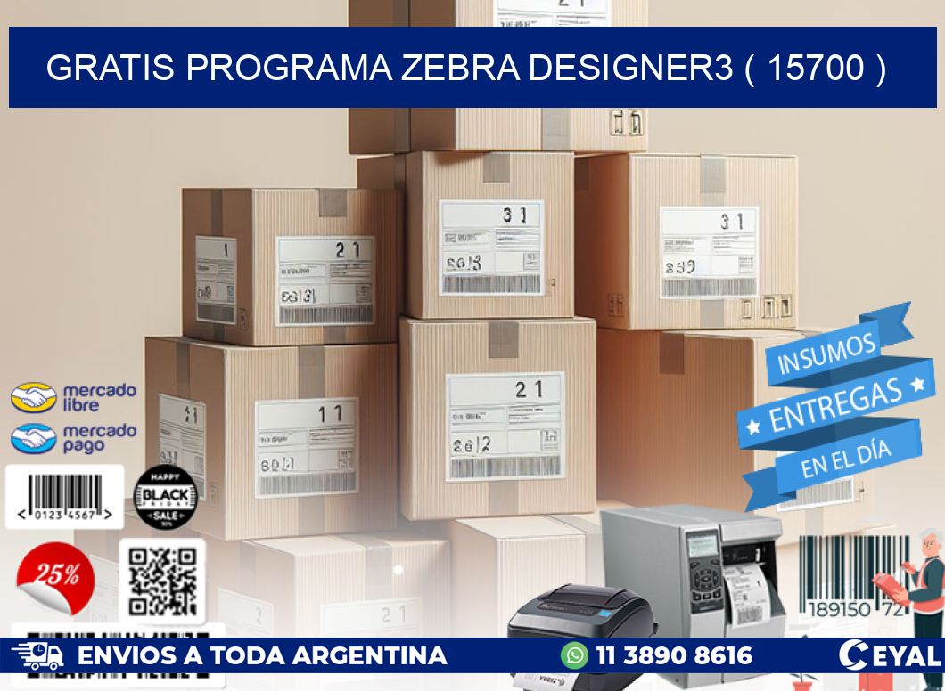 GRATIS PROGRAMA ZEBRA DESIGNER3 ( 15700 )