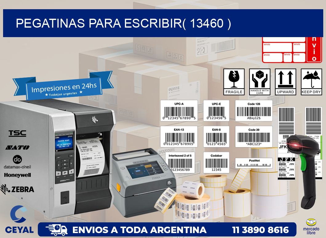 PEGATINAS PARA ESCRIBIR( 13460 )