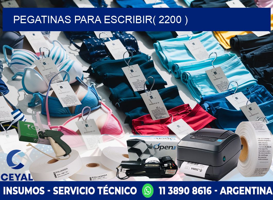 PEGATINAS PARA ESCRIBIR( 2200 )